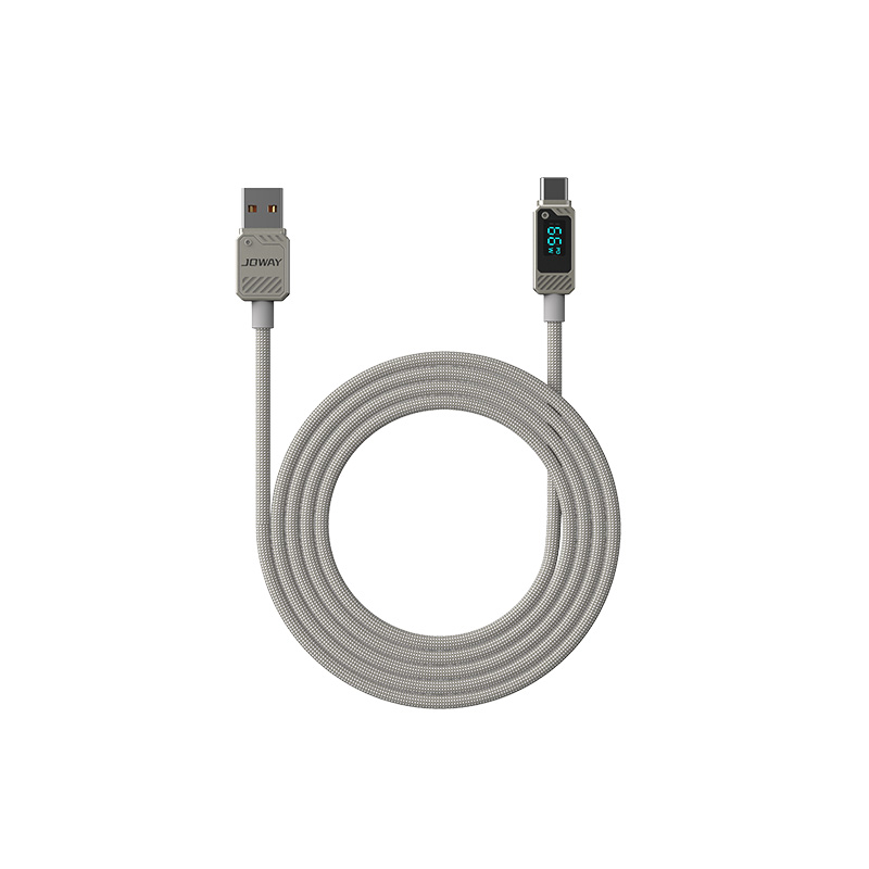 TC016  66w机甲锌合金数显数据线_数据线_必发7790电子集团