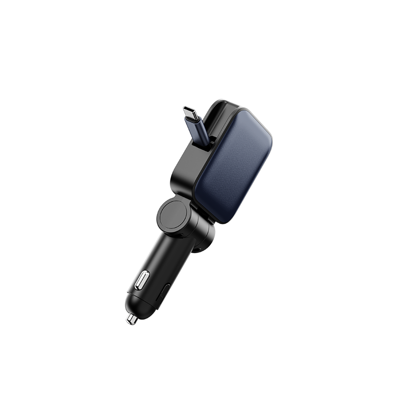 JC198 伸缩线车载充电器_充电器_必发7790电子集团